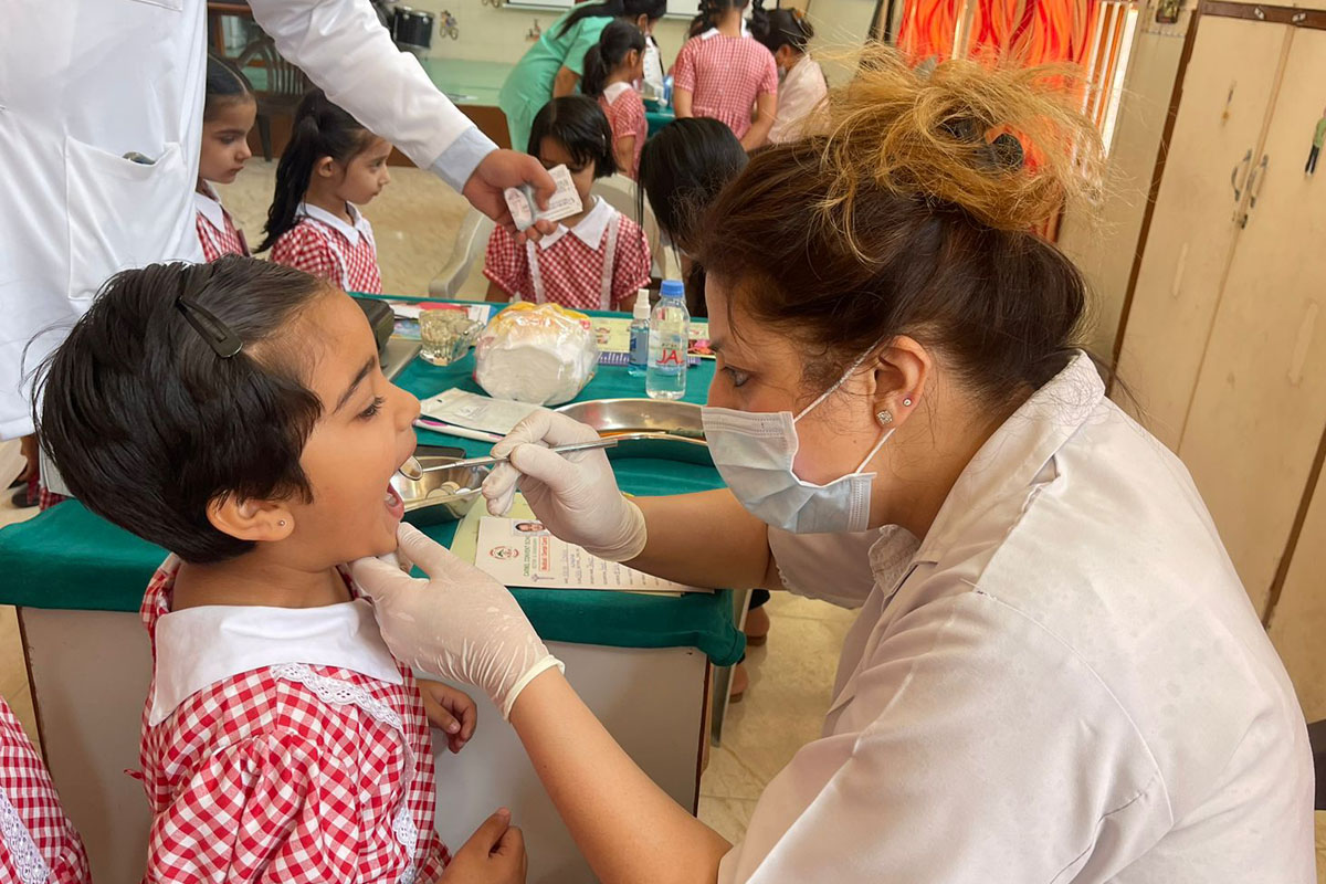 Dental Camp Organized in School