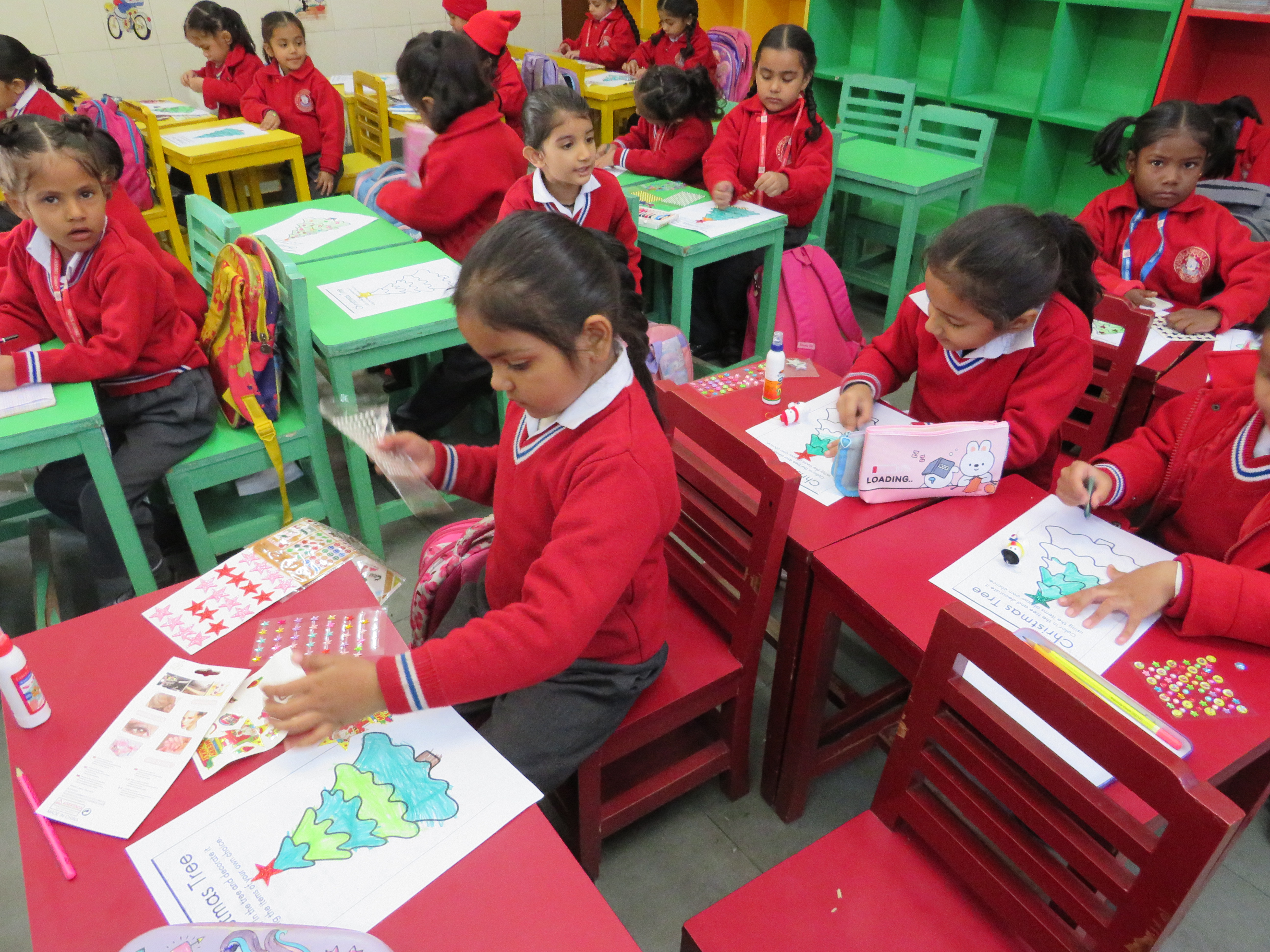 Doodling, Christmas Symbols and Bookmark Making Competition